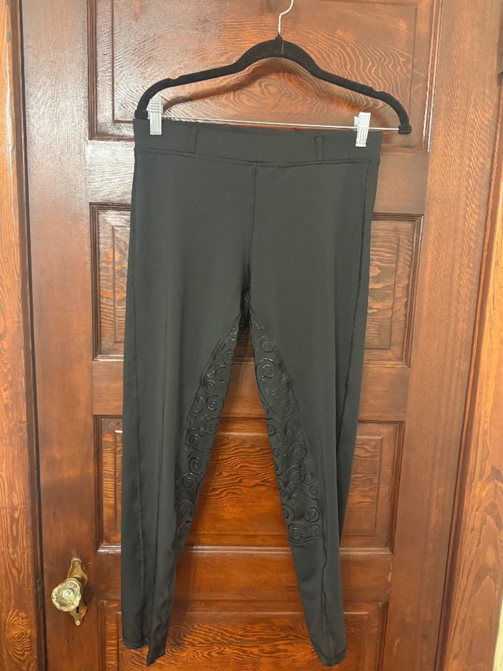 Black Full Seat Equestrian Riding Tights XL – Silicone Grip Breeches